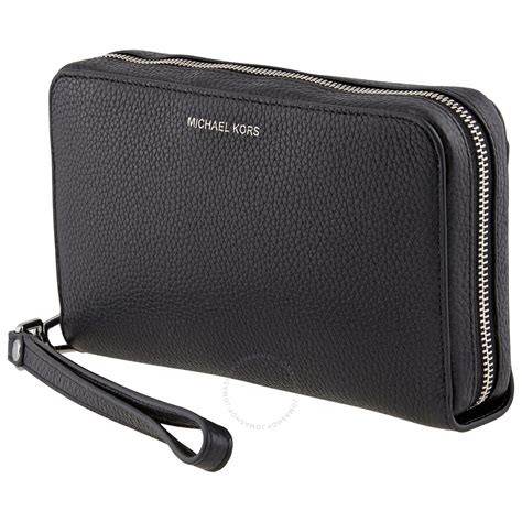 michael kors zip around wallet review|michael kors wristlet wallet black.